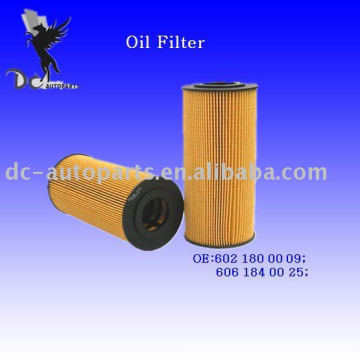 Élément de filtre à huile de lubrification 6021800009 pour Mercedes-Benz